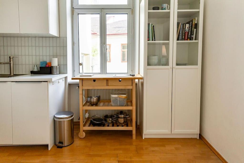 Savoir-Vivre In Unserer Zentralen Balkonwohnung 维也纳 外观 照片